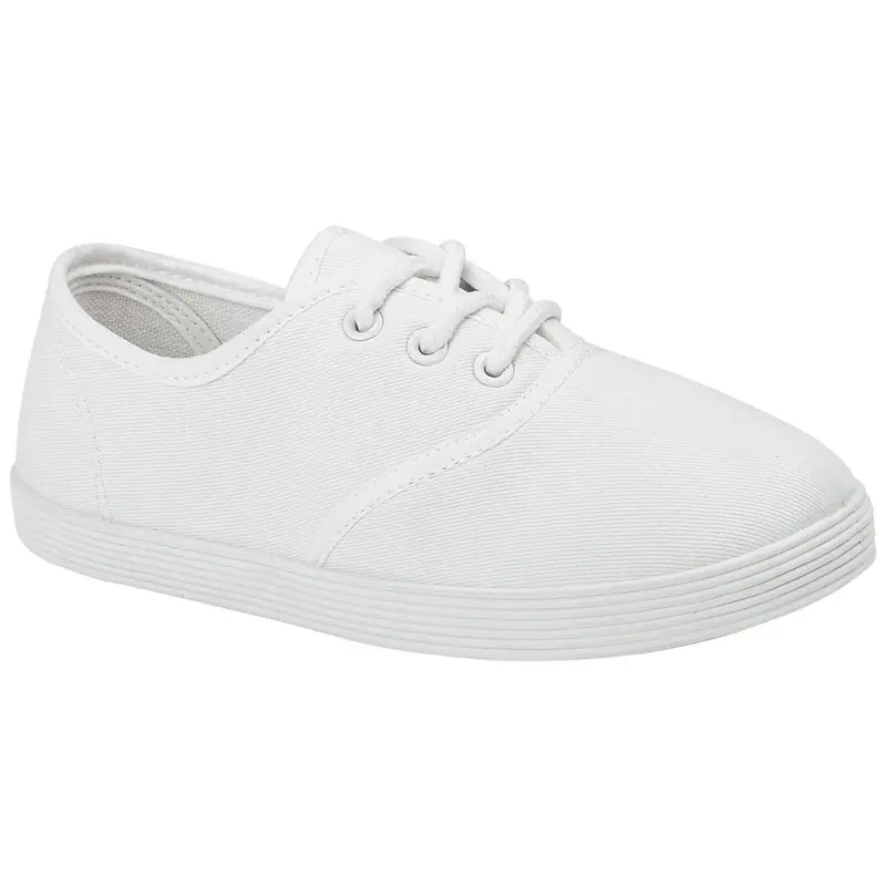 KIDS PE PUMPS SHOES CHILDRENS BOYS GIRLS ACTIVEWEAR UNISEX SCHOOL SPORTS TRAINERS PLIMSOLLS GYM INDOOR OUTDOOR FOOTWEAR RUBBER SOLE LIGHTWEIGHT BREATHABLE CASUAL SLIP-ON 1