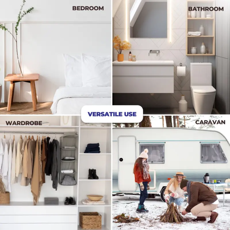 Hanging Wardrobe Dehumidifier Condensation Remover Moisture Absorber Clothes Car 2
