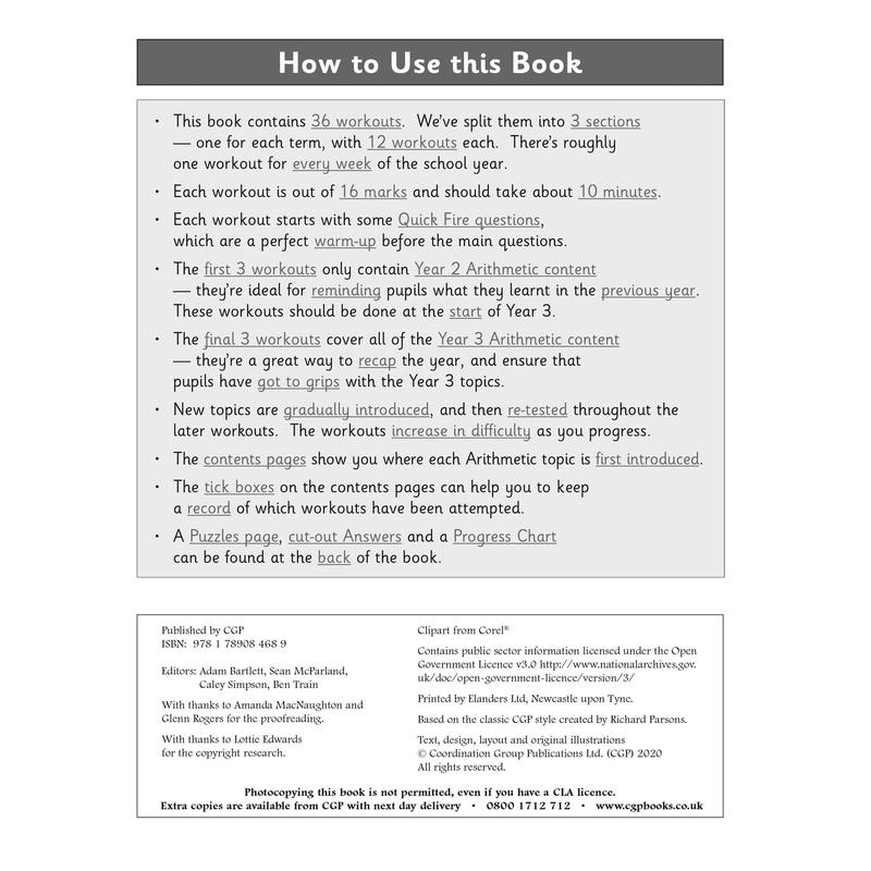 Year 3 Maths and English 10 Min Test Workbook Bundle for 7 to 8 year olds KS2 8