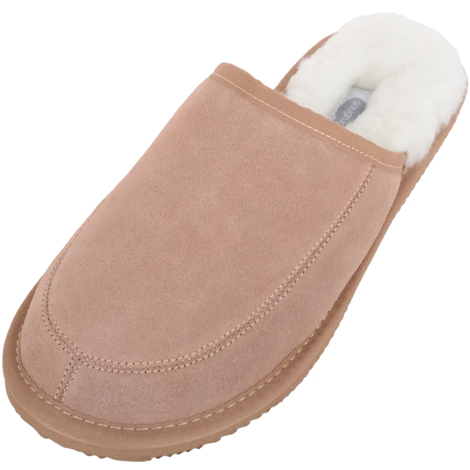 Mule Suede Slipper - Wool Lining - Jessie