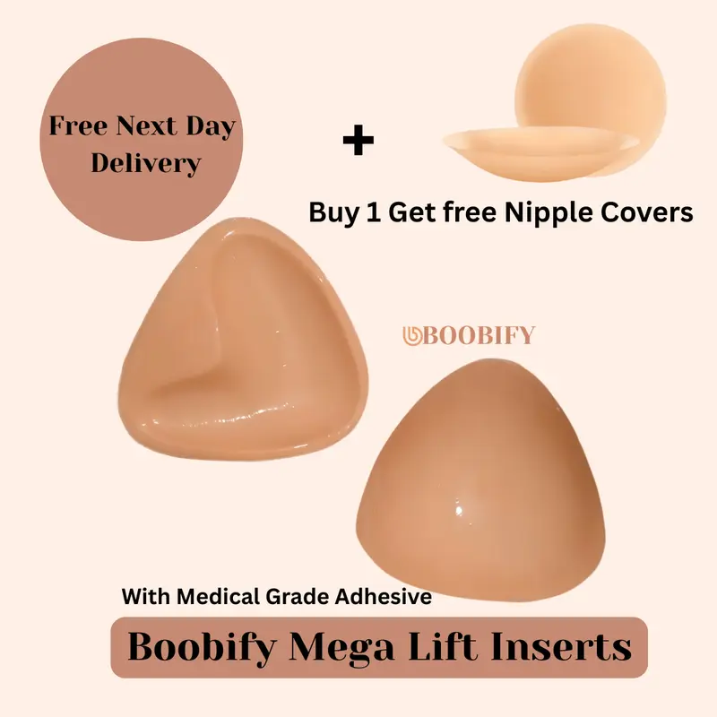 Viral Boobify Sticky Inserts Push Up Sticky Cups Double Sided Sticky Cups Basic Comfort Womenswear minimalist clothing. Women Adhesive Push Up, Bra inserts, sticky bra pad, silicone bra, strapless bra, wireless bras, Day Dream Tube Or Backless Top Bikini 0