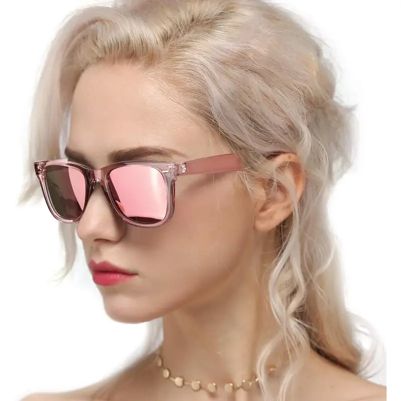 Myiaur Fashion Sunglasses Womens Polarised, Mirror Ladies Sunglasses Anti Glare 100% UV Protection Gift for Festivals 0