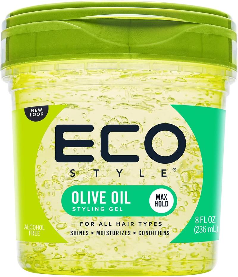 Product Introduction of Eco Style Olive Oil Hair Gel - Hydrate and Style, Green 236 ml (Pack of 1) - Alcohol-Free - Haircare 2