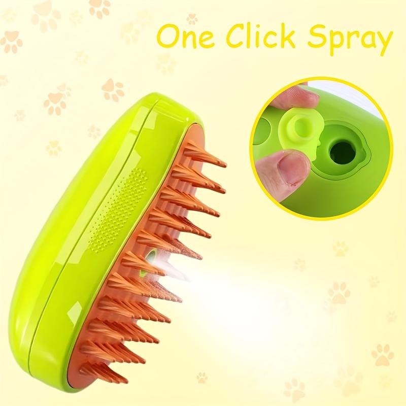 Product Introduction of Self-Cleaning Massage Comb for Cats and Dogs - Electric Pet Grooming Brush with Charging and Floating Design - Removes Tangled and Loose Hair, Provides Relaxing Massage and Steam Treatment 3