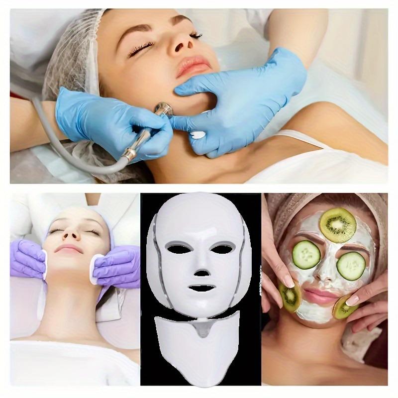 Product Introduction of Plug-in LED Seven-color Face Care Face Mask 7-Color LED Face And Neck Care Mask 2