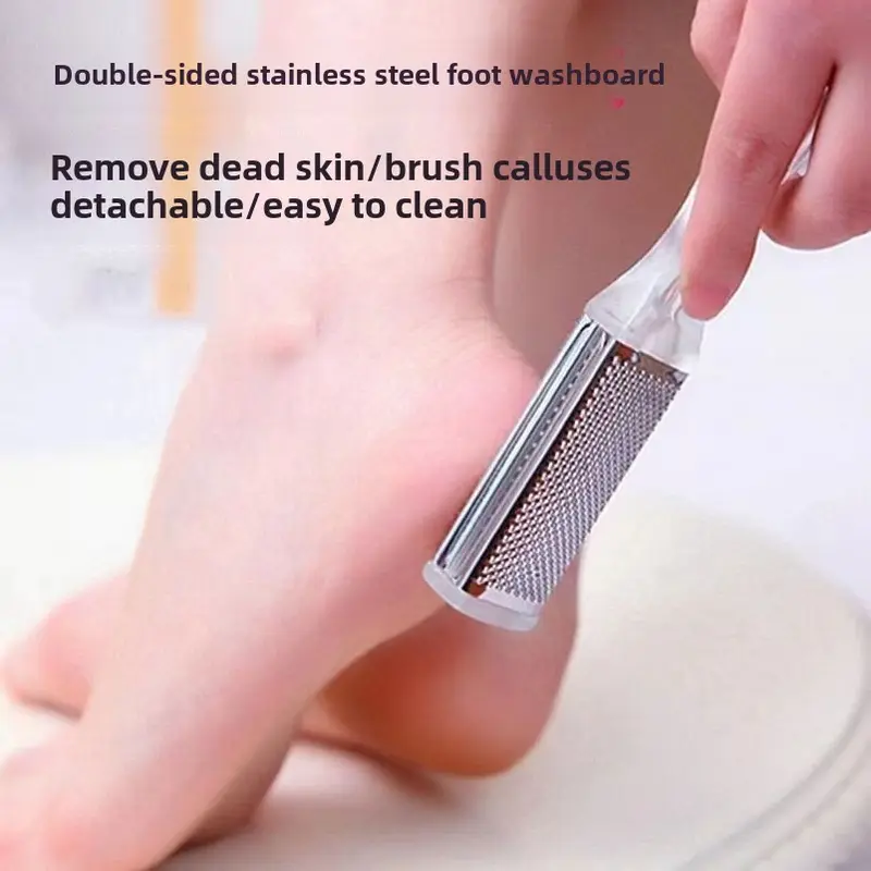 【 Luxury Gift 3】Double-sided foot rub tool Remove dead skin pedicure tool remove callus pedicure tool remove callus pedicure tool rub board pedicure tool 3