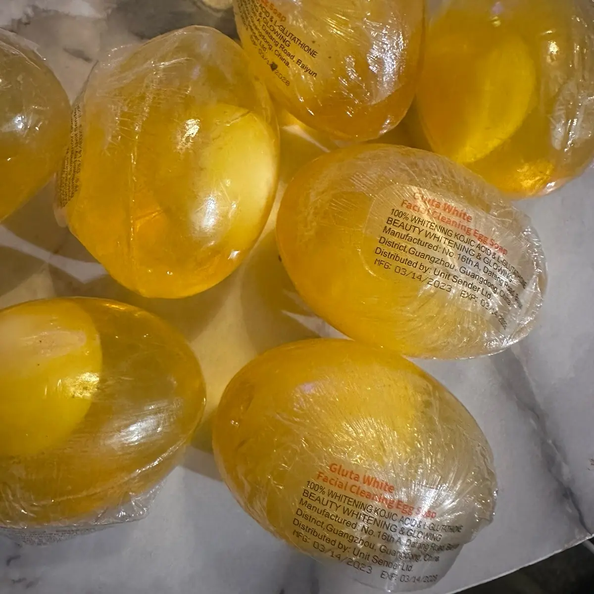 Facial cleaning egg soap Skincare