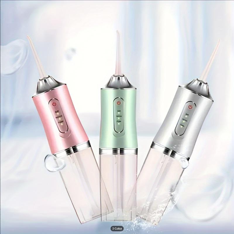 Electric Water Flosser, Intelligent Chip For Precise Pressure Control, 360 Degree Rotatable Nozzle, Oral Irrigator For Deep Teeth And Gum Cleaning, Available In Coral Powder & Mint Green Christmas Gift 0