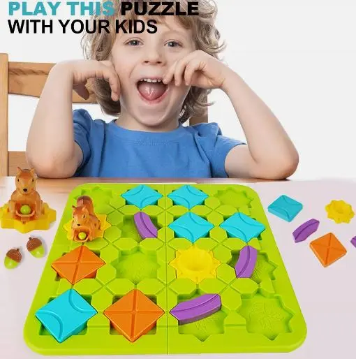 Logical Road Builder Children Puzzle Game Toy Set for Early Education 1