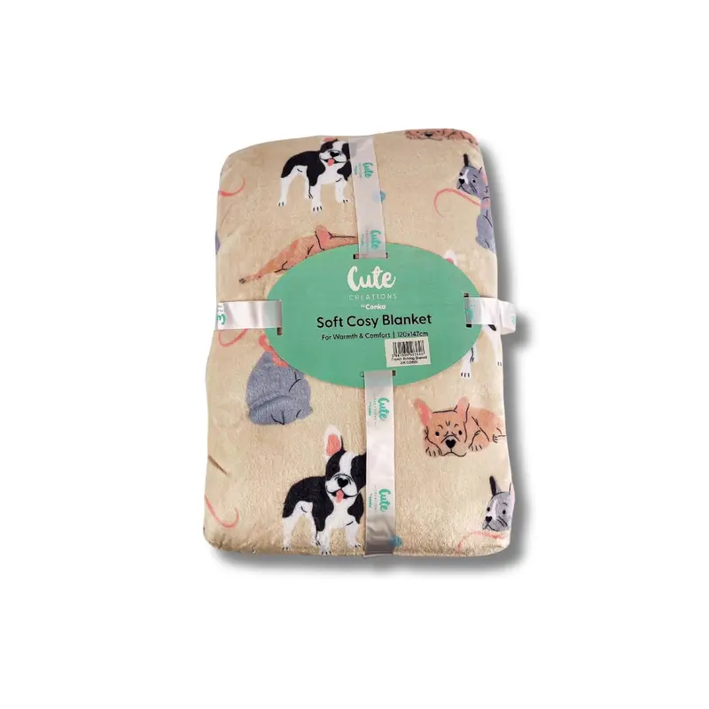 French Bulldog Dog Blankets/Throws 1