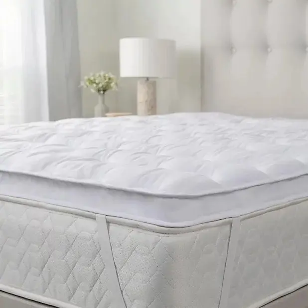 Luxury Hotel Quality 5cm Thick Air Flow Breathable Mattress Topper Ultra Soft UK Seller 5