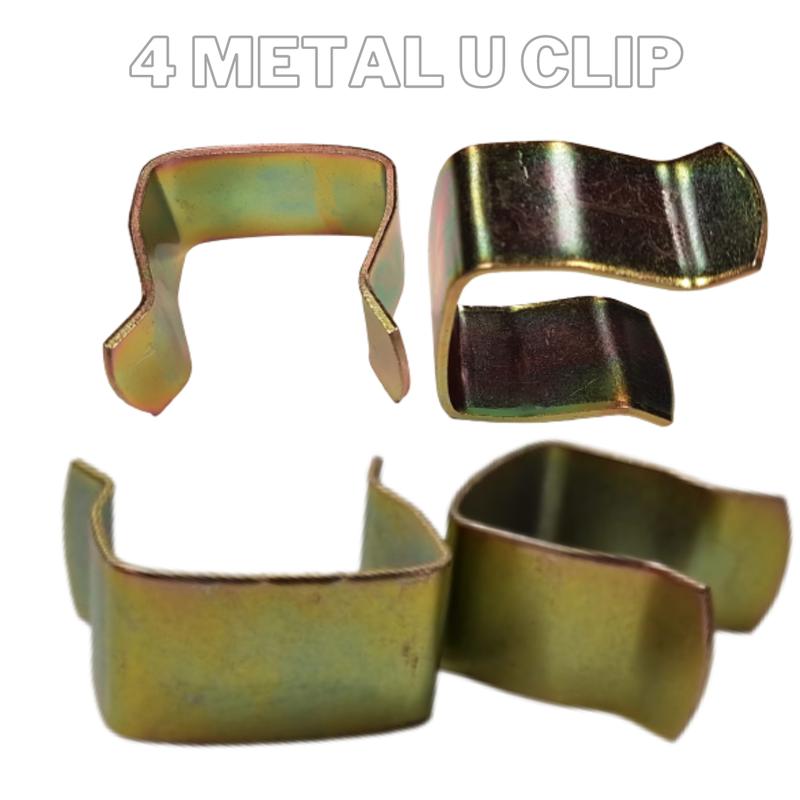 Metal U Clips for Joining fixing Ottoman Divan Bed Base Sofa Strong Metals U Clip 4