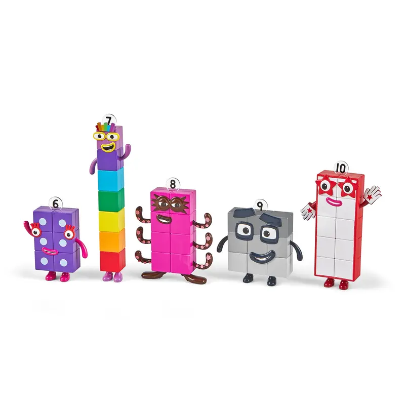 Learning Resources Numberblocks Friends Six to Ten, Play Figures, Official Collectible Figures for Kids Aged 3 and Up 3