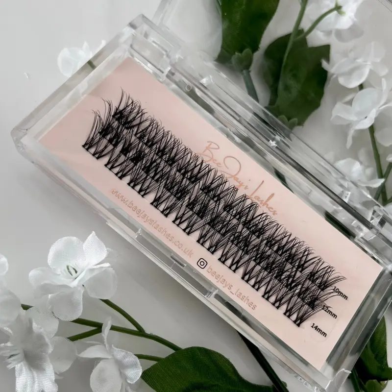Brooklyn -DIY Multipack Cluster Eyelash Extensions, Fluffy Curls Three Lengths (12,14,16), 30 pieces Makeup Eyelashes Extensions Cosmetic 2