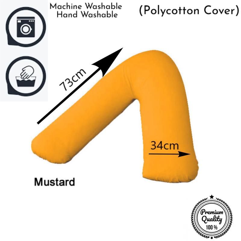 ARLINENS Polycotton V Support Pillowcase - Comfortable, Machine Washable, Available in Multiple Colors 8