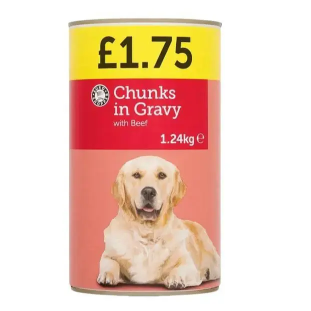 Pack of 6 Euro Shopper Chunks in Gravy with Beef 1.24kg - Delicious Beefy Soup