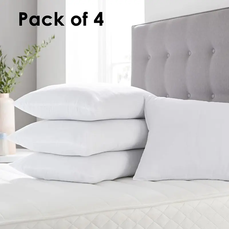Iyan Soft Furnishing Cushion Pad Inner Pack of 4 - Plump Inserts Virgin Hollowfiber for Comfortable Seating 3