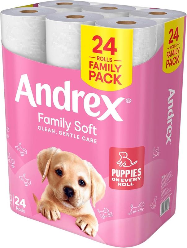 Andrex Family Soft Toilet Tissue 24 Standard Toilet Rolls Wipes   |   Andrex Soft Tissue household, Toilet Tissue 24  Rolls wet  toilet   [Fast  Delivery] 2