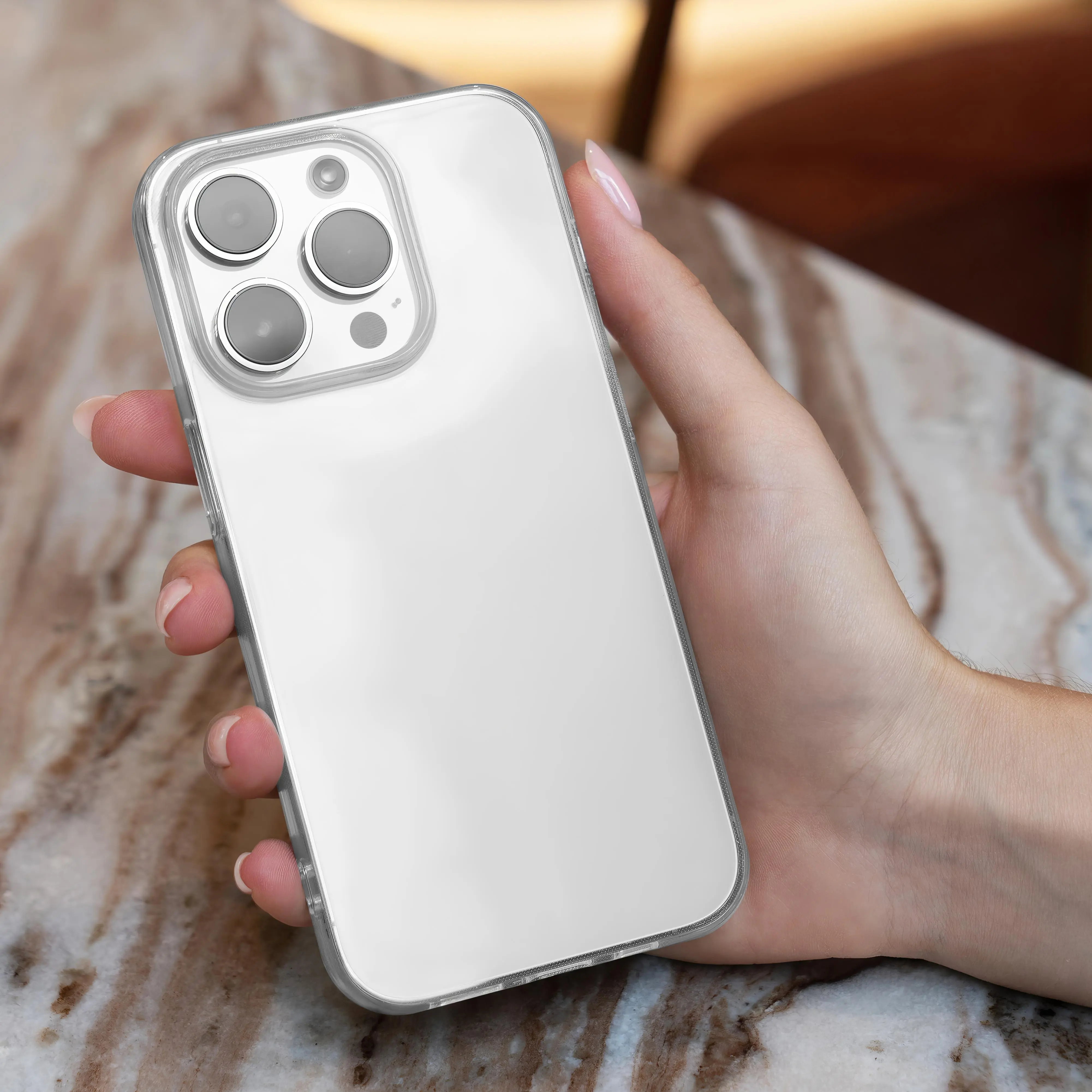 Clear Case Compatible with iPhone, Shockproof Thin Slim Silicone Cover, Yellowing-Resistant Slim Transparent TPU Phone Case, Clear Protective Phone Case for iPhone protects from scratches and drops Accessories Durable