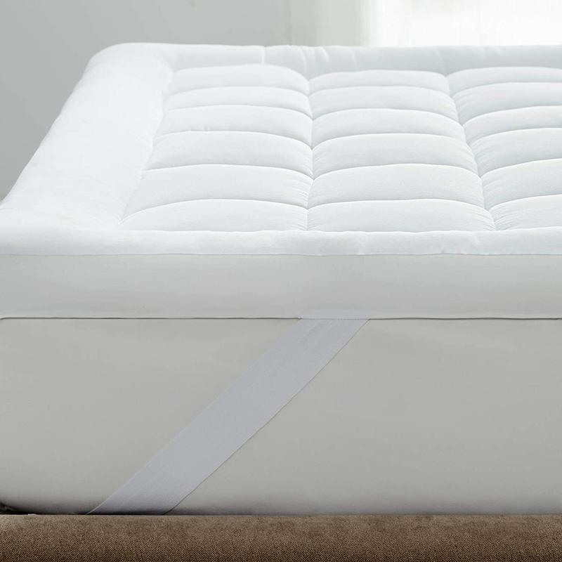 Mattress Topper 4 inch Thick 10cm Hotel Quality Luxury All Sizes Single Double King and Super King Cotton Washable 2