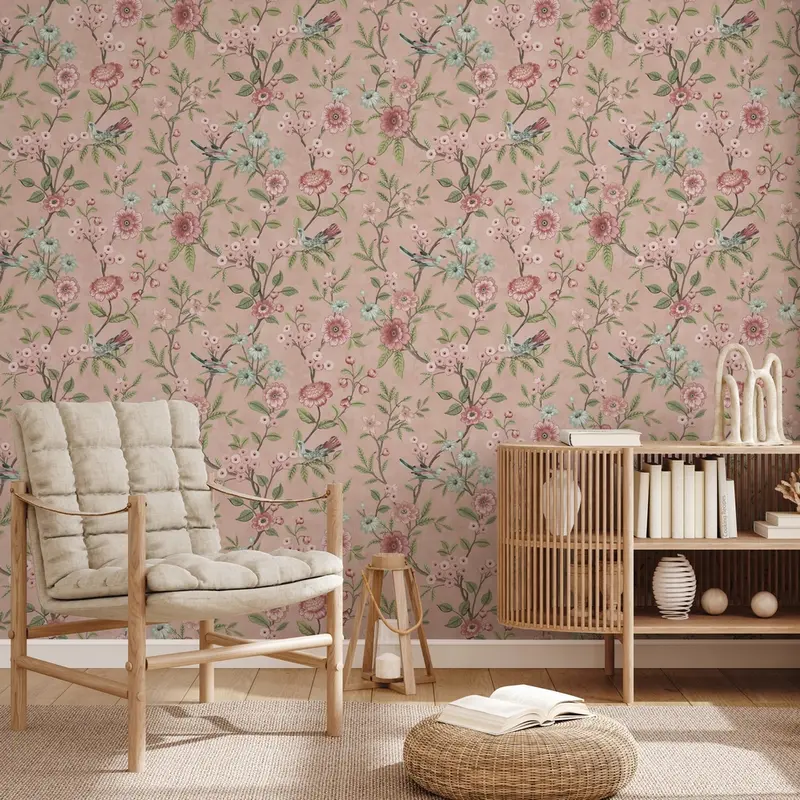 Fine Decor Eleanor Pink Wallpaper FD43445 pink  wallpaper 5