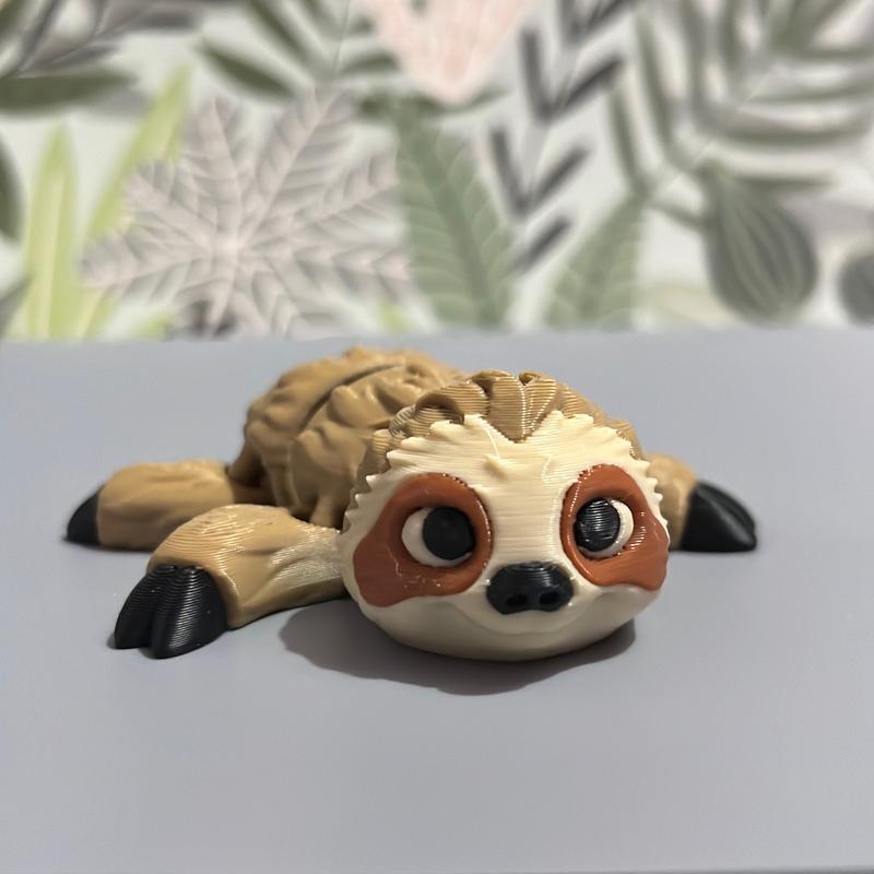 Sloth 3D Printed Fidget Toy/Figure - Stress Relief Toy 0