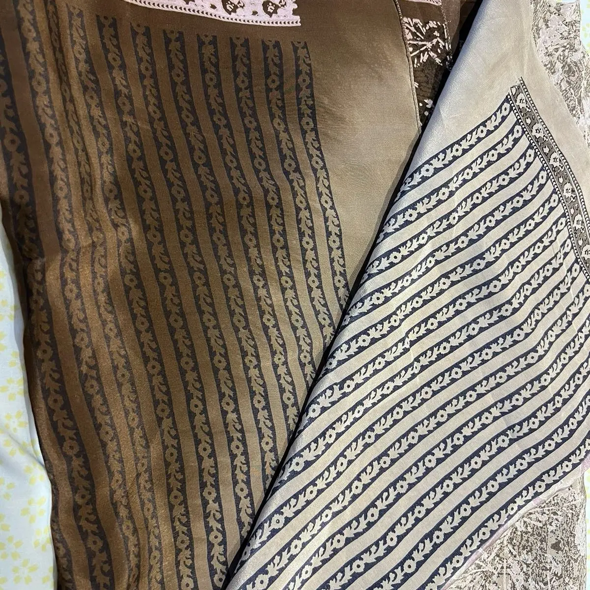 Brown Saree