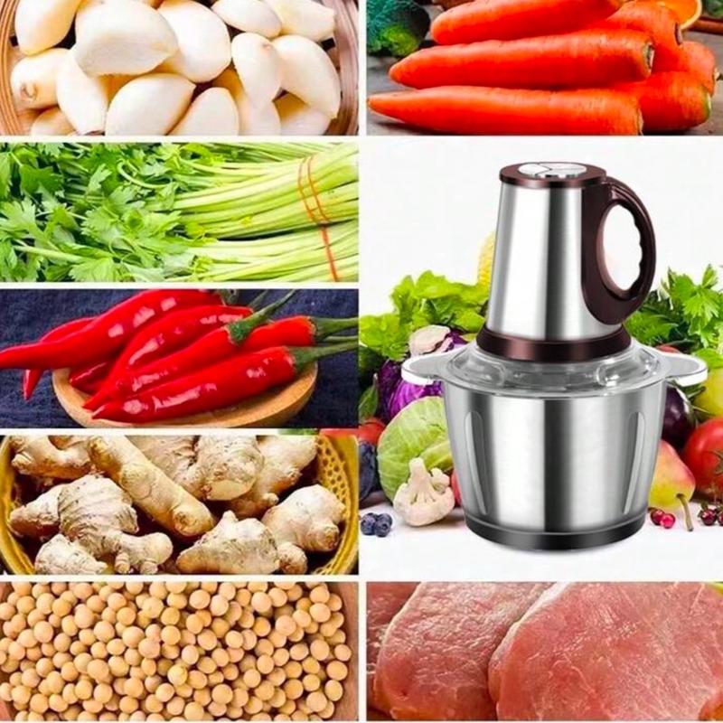 5L Electric Meat GrinderFood Chopper for Meat, Onion, Vegetables, and Nut - Kitchen Cooking Accessory 2