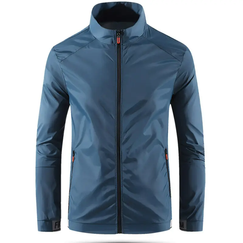 Fishing Sun Protection Clothing Men's Summer Casual Breathable Nylon Waterproof Jacket Outdoor UV Protection Skin Windbreaker