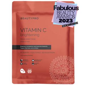 VITAMIN-C Brightening Sheet Mask - 100% Biodegradable Vegan Skincare