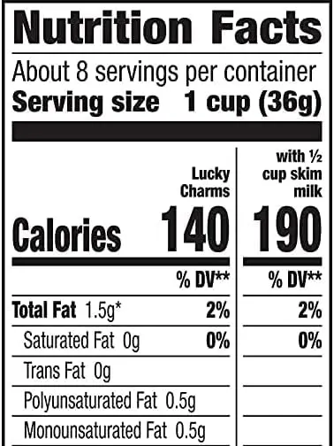 Lucky Charms American Cereal with Marshmallows 300g - Pack of 1 (10.5oz) 5