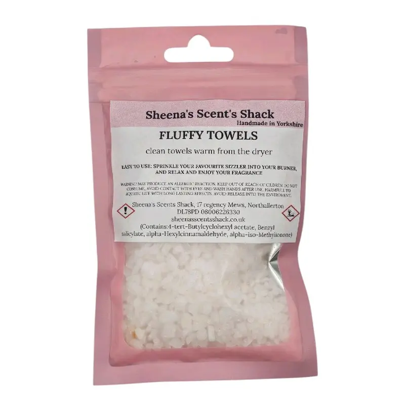Highly scented sizzler sachet approx 60g long lasting fragrance, wax melt alternative. 1