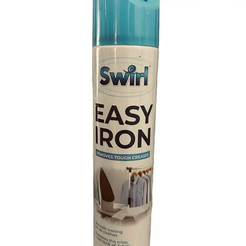easy iron to get out the toughest of creases, restores the crisp fresh look of fabricc