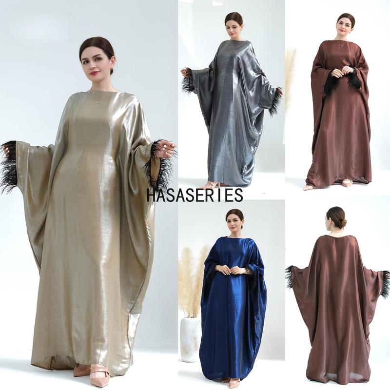 HASASERIES HS0706 Opulent Fringed Kaftan Gala 3
