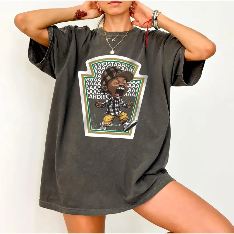 Kendrick Lamar MUSTARD Shirt, Hip Hop Merch, West Coast Streetwear, Gifts for Lamar Fans 1