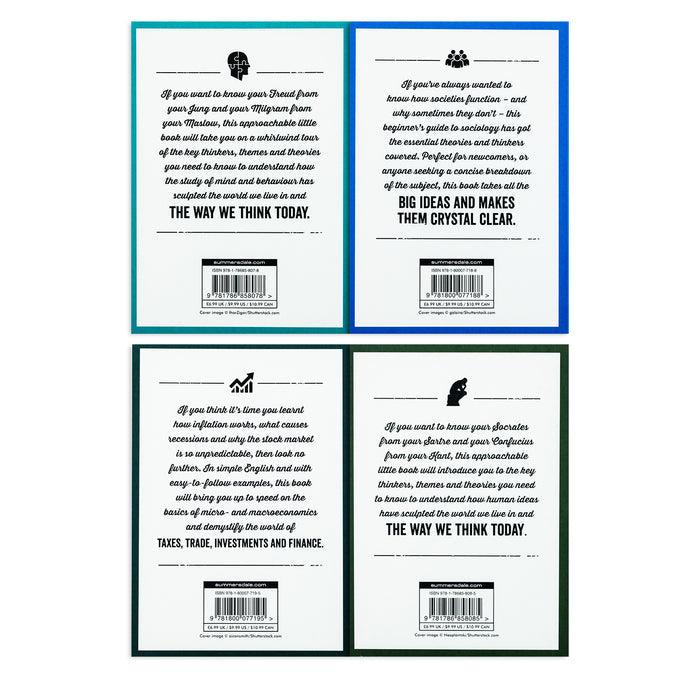 The Little Book of Philosophy, Sociology, Economics & Psychology 4 Books Collection Set 6
