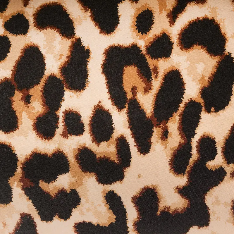 OHS Reversible Duvet Set Leopard Print Soft Cosy Warm Cover and Pillowcase Bedding Set 3