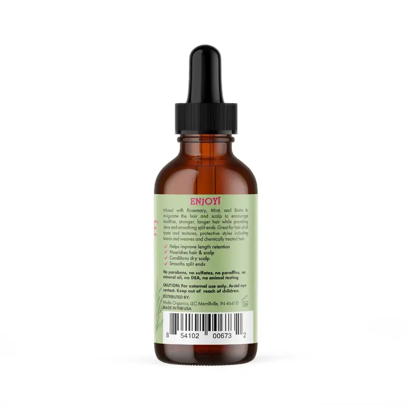 Mielle Organics Rosemary Mint Scalp & Hair Strengthening Growth Hair Oil 59ml 1