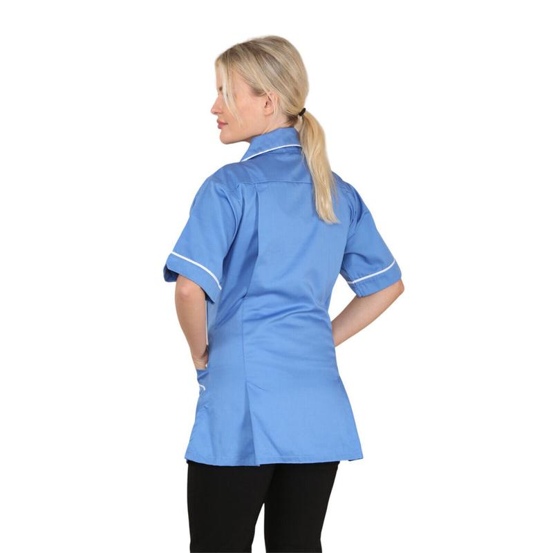 HEALTHCARE NURSING BEAUTY TUNICS WOMAN LADIES GIRLS UNIFORM CARERS SHIRTS TOP Collar Cotton 2