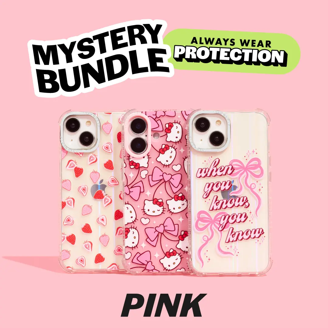 Skinnydip London x 3 Pink Phone Case Bundle