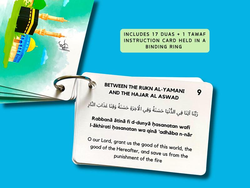 Product Introduction of Umrah Dua Flash Cards, Step by Step Duas for a Complete and Valid Umrah, Umrah Made Easy 8