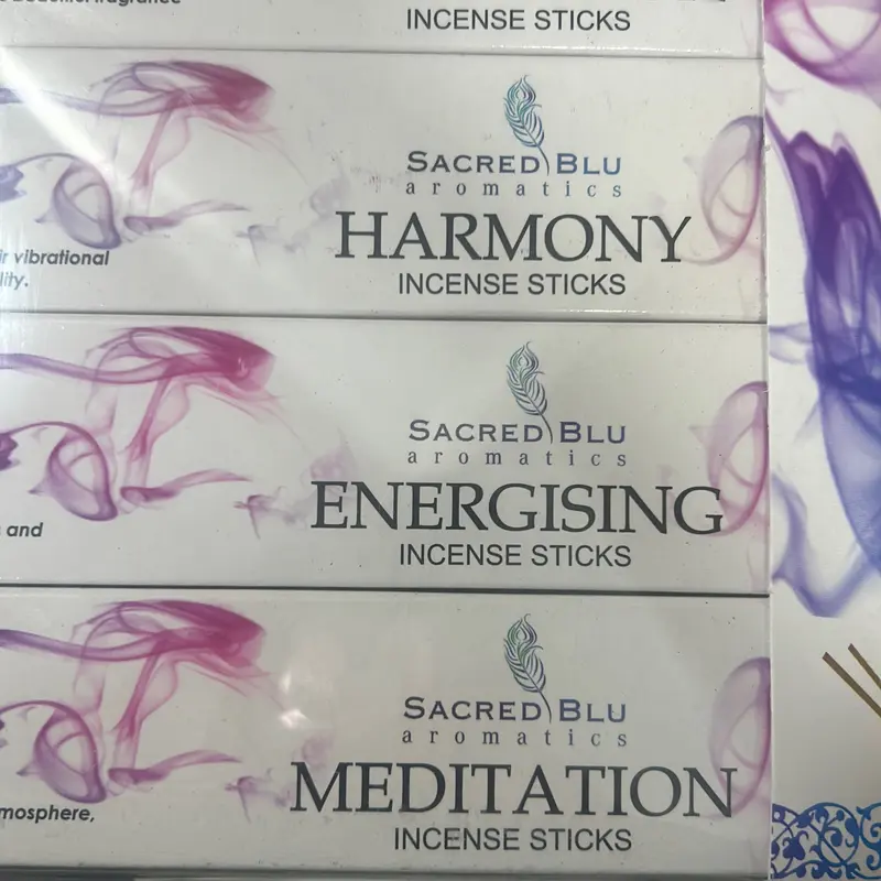 6 Pack Aromatherapy Incense Sticks Ideal Gift - 15 Sticks per Pack Fragrance Scent Set Scented Freshener 3