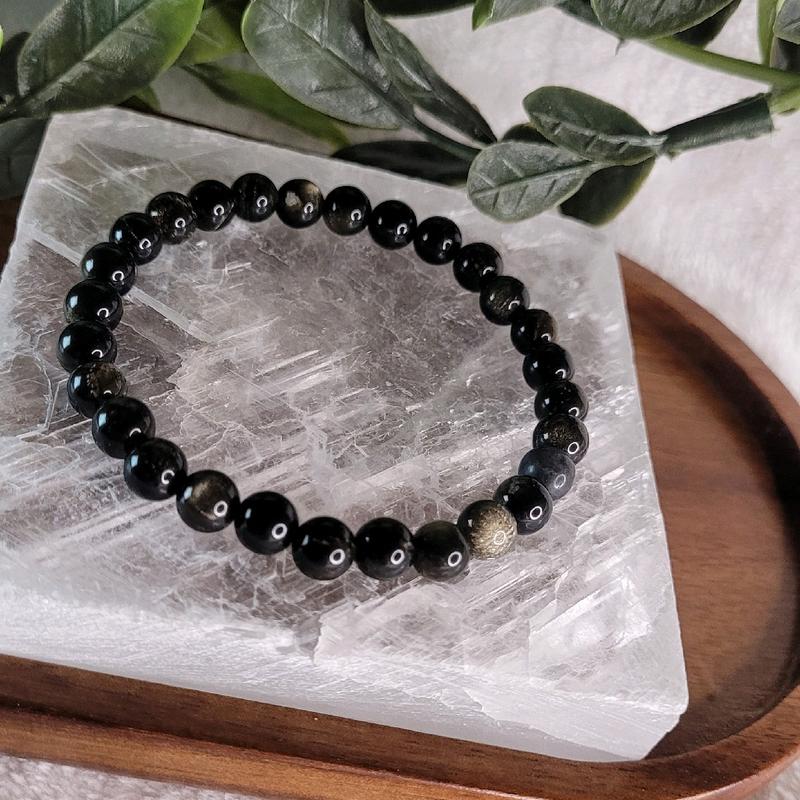 Golden Obsidian Crystal Bracelet 5