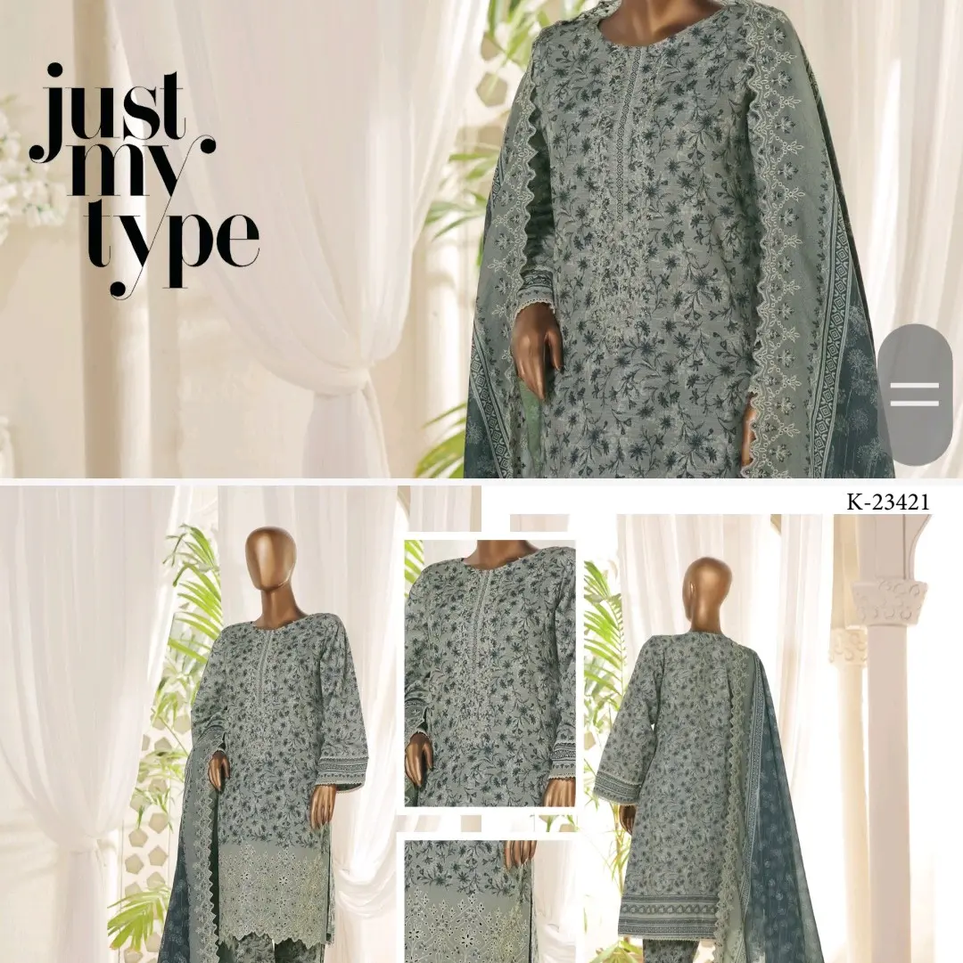 3pc soft khaddar collection by Riwayat