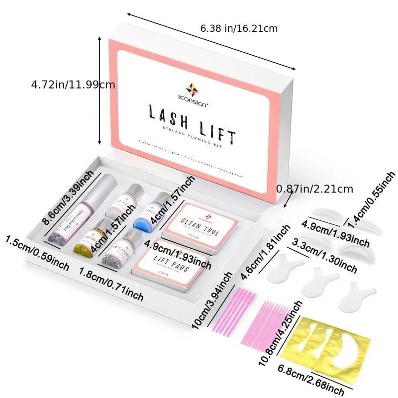 [UK SELLER]Lash Lift Kit,Eyelash Perm Kit,Lash Extensions Lash Curling Lash Lifting Kit Silicone Eyelash Extension Makeup Cosmetic 8