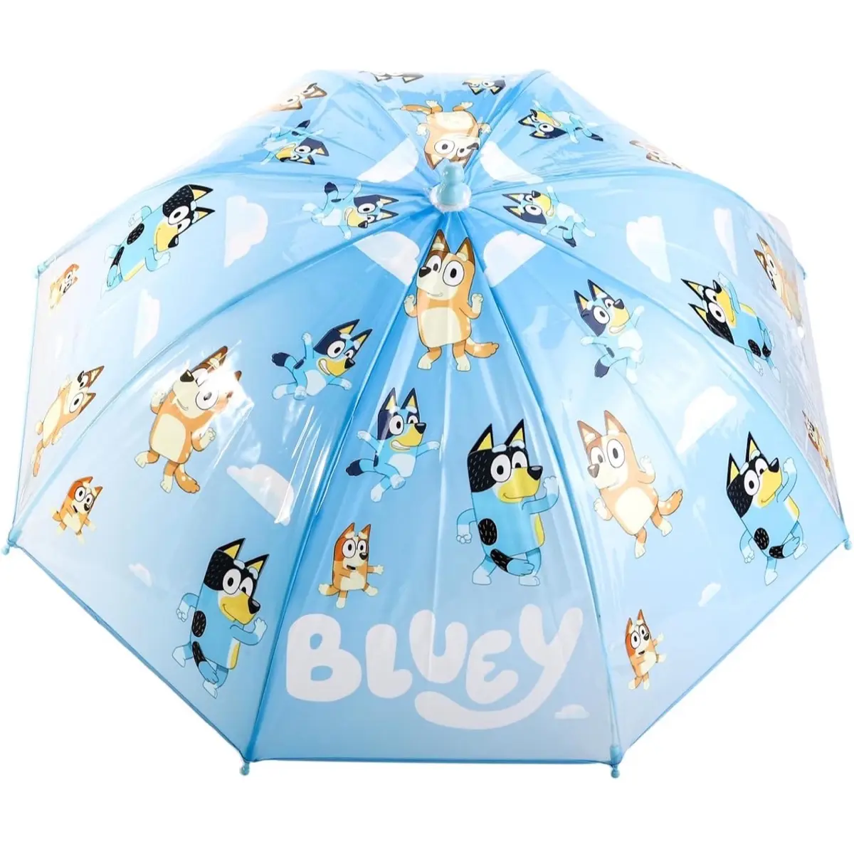 Bluey Character Automatic Umbrella with Whistle - Perfect for Rainy Days