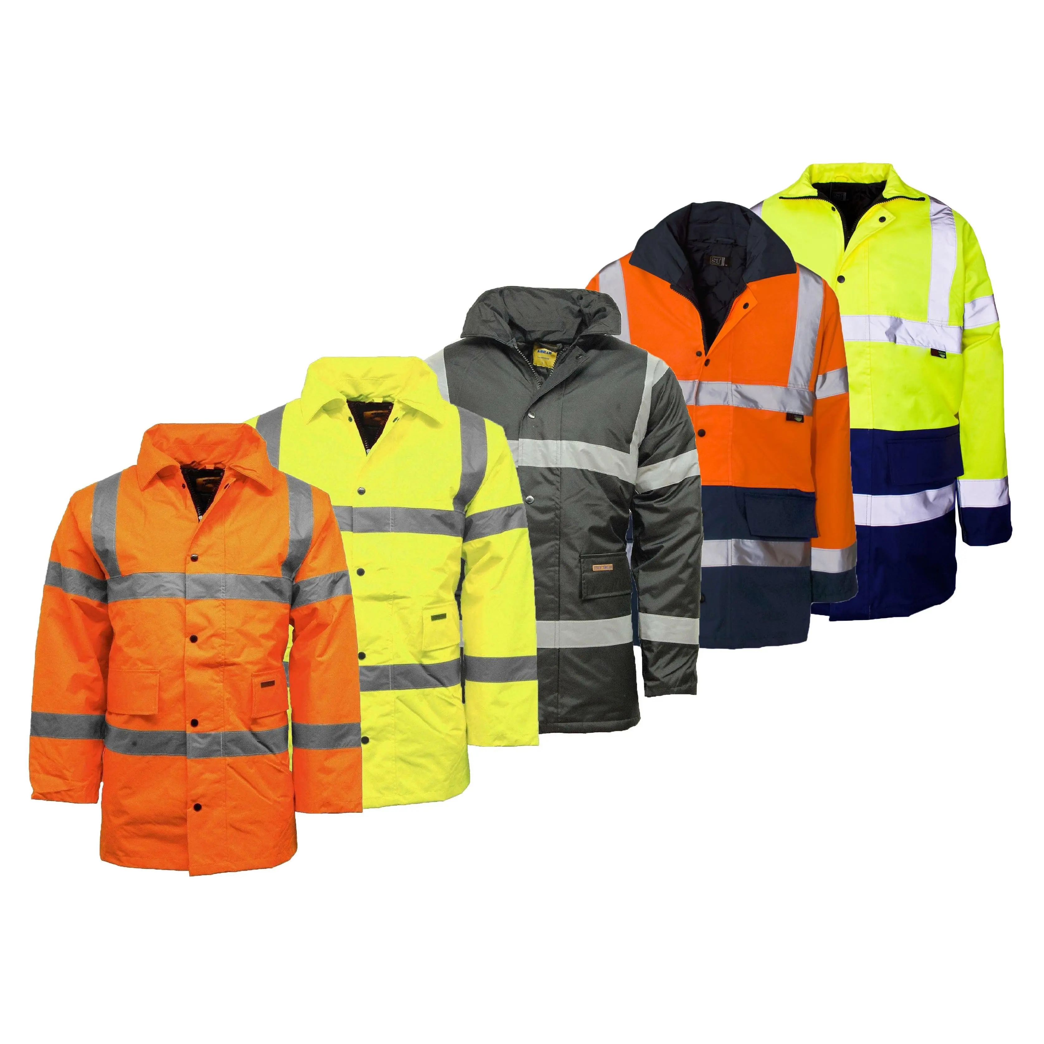 Kapton Hi Vis Parka Jacket Plain - HV302