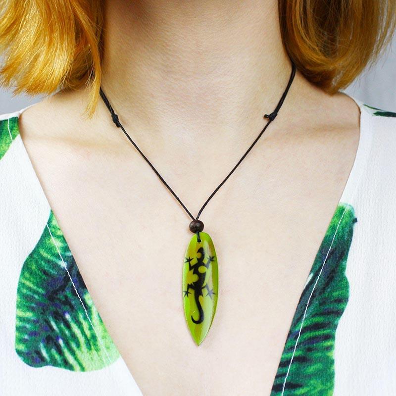 Painted Surfboard Necklace - Various Styles 2