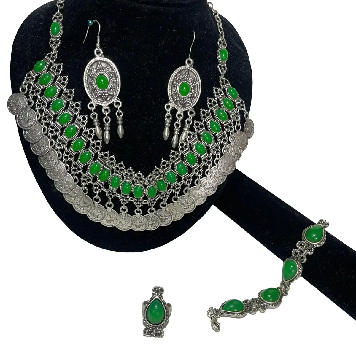 Afghan Kuchi Traditional Jewellery Set - Traditional Jewelry for Women