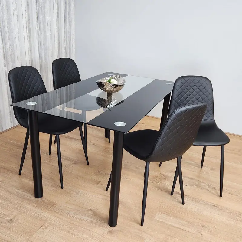 Dining Table Set with 4 Chairs Dining Room, and Kitchen table set of 4 4